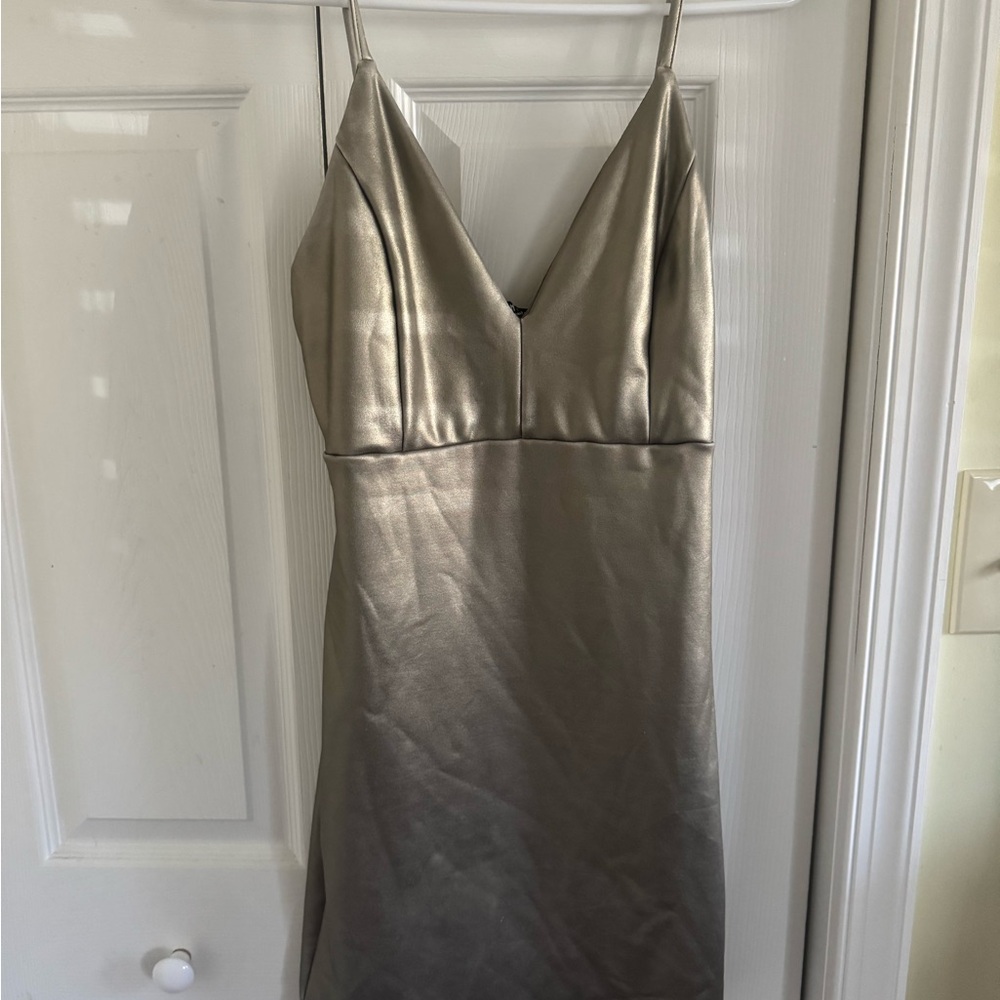 Elegant Silverish golden Dress